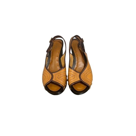BCBGirls Shoes Clogs Mules Leather Brown Tan 9 for LIGHTHOUSE RESCUE NONPROFIT - Picture 1 of 6